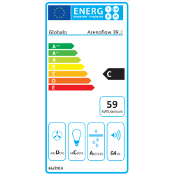 Okap wyspowy Globalo Arenoflow 39.3 Biały