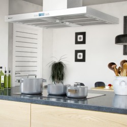 Okap wyspowy Globalo Nomina Isola 90.4 Sensor Inox