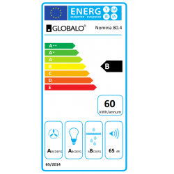 Okap przyścienny Globalo Nomina 80.4 Sensor Inox