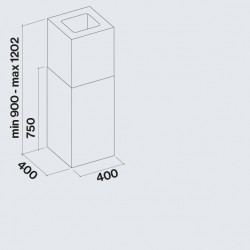 Falmec Mira Top  Design Isola 40 inox wyspowy gwarancja 5 lat!