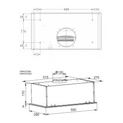 Zestaw: Piekarnik Electrolux EOD6C77WZ  + Mikrofala LMS4253TMK + Płyta indukcyjna KIV634I + Okap Amica OMP 6253BG