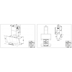 Okap przyścienny Faber Daisy DAISY PLUS BK 55