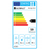 Okap przyścienny Globalo Divergo 60.1 Black Eko Max