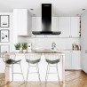 Okap wyspowy Globalo Verta Isola 90.2 Black