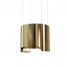 Okap wyspowy Globalo Arenoflow 39.3 Light Gold