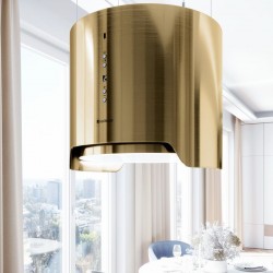 Okap wyspowy Globalo Arenoflow 39.3 Light Gold