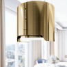 Okap wyspowy Globalo Arenoflow 39.3 Light Gold