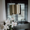 Okap wyspowy Globalo Arenoflow 39.3 Light Gold