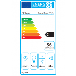 Okap wyspowy Globalo Arenoflow 39.3 Light Gold