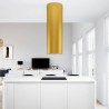 Okap wyspowy Globalo Cylindro Isola 39.5 Gold Mat