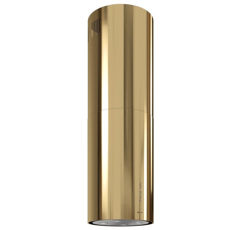 Okap wyspowy Globalo Cylindro Isola 39.6 Light Gold
