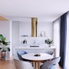Okap wyspowy Globalo Cylindro Isola 39.6 Light Gold