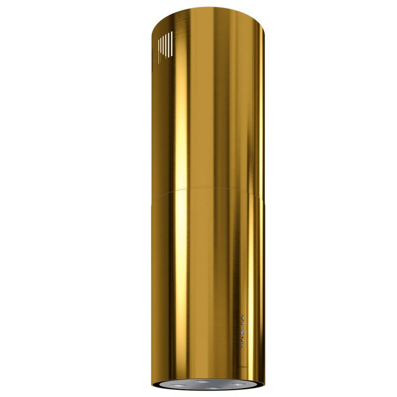 Okap wyspowy Globalo Cylindro Isola 39.6 Gold