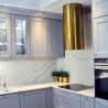 Okap wyspowy Globalo Cylindro Isola 39.6 Gold
