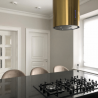 Okap wyspowy Globalo Cylindro Isola 39.6 Gold