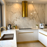 Okap wyspowy Globalo Cylindro Isola 39.6 Gold