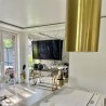 Okap wyspowy Globalo Cylindro Isola 39.6 Gold