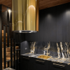 Okap wyspowy Globalo Asterio Isola 39.1 Light Gold
