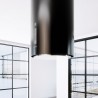 Okap wyspowy Globalo Heweno Isola 39.1 Black