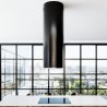 Okap wyspowy Globalo Heweno Isola 39.1 Black