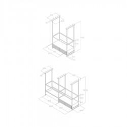 Okap wyspowy Elica OPEN SUITE SUPERIOR BL/F/80