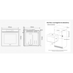 Piekarnik do zabudowy Samsung NV7B5685BAK U2