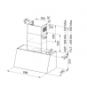 Okap Franke TRENDLINE PLUS BK 70 Czarny mat 321.0536.200