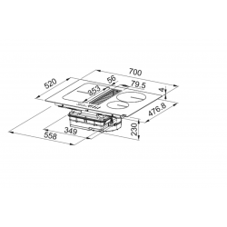 Smart 2gether FSM 709 HI pochłaniacz KIT0167757