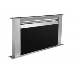 OKAP BLATOWY CIARKO DESIGN MOONDRAFT 60 INOX/CZARNE SZKŁO