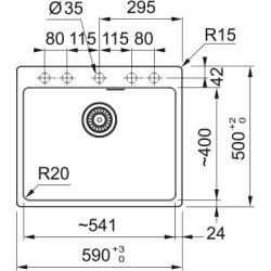 Zlewozmywak Maris MRG 610-54 FTL