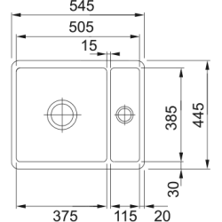 Zlewozmywak Kubus KBK 160-38-12