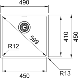 Zlewozmywak Box BXX 210/110-45