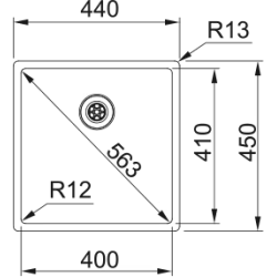 Zlewozmywak Box BXX 210/110-40