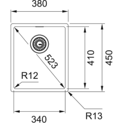 Zlewozmywak Box BXX 210/110-34