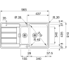 Zlewozmywak Hydros HDX 654-97