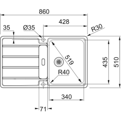 Zlewozmywak Hydros HDX 614-86