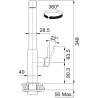 Bateria kuchenna Mythos pull-out