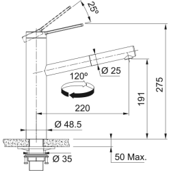 Bateria kuchenna Tango Neo pull-out