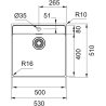 Zlewozmywak Maris MRX 210-50 TL