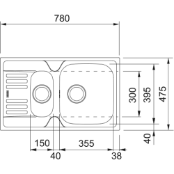 Zlewozmywak Euroform EFN 651-78