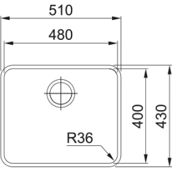 Zlewozmywak Aton ANX 110-48