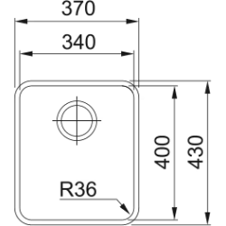 Zlewozmywak Aton ANX 110-34