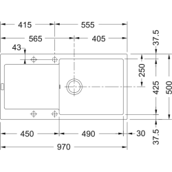 Zlewozmywak Maris MRG 611-97 XL