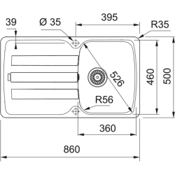 Zlewozmywak Antea AZG 611-86