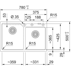 Zlewozmywak Urban UBG 620-36-33