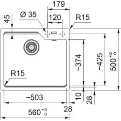 Zlewozmywak Urban UBG 610-50