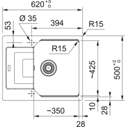 Zlewozmywak Urban UBG 611-62