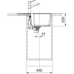 Zlewozmywak Urban UBG 611-62