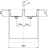 Zlewozmywak Sirius 2.0 S2D 620-35-35