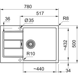 Zlewozmywak Sirius 2.0 S2D 611-78 XL